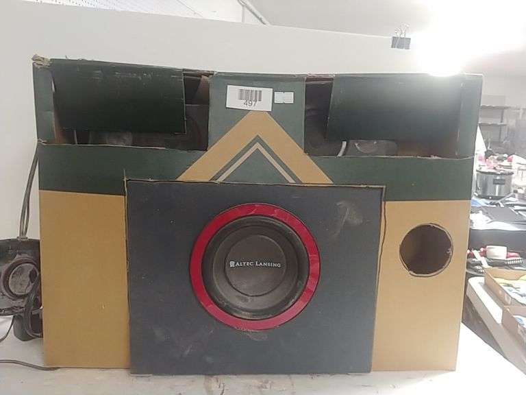 Boot box altec lansing speakers speakers inside a boot box trice