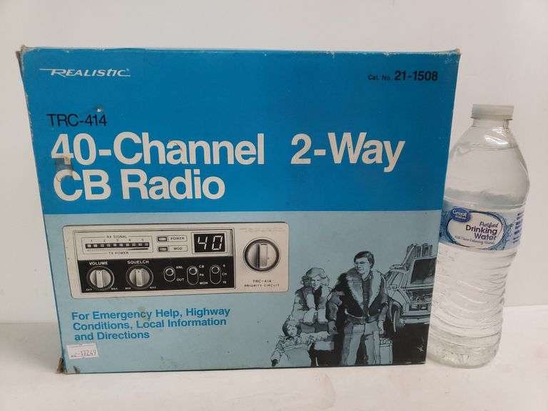 Realistic 40Channel 2Way CB Radio NEW Trice Auctions