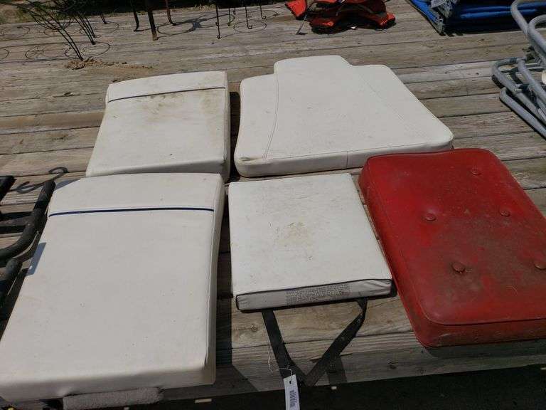 Boat Seat Cushions & Type IV Personal Flotation Device Trice Auctions