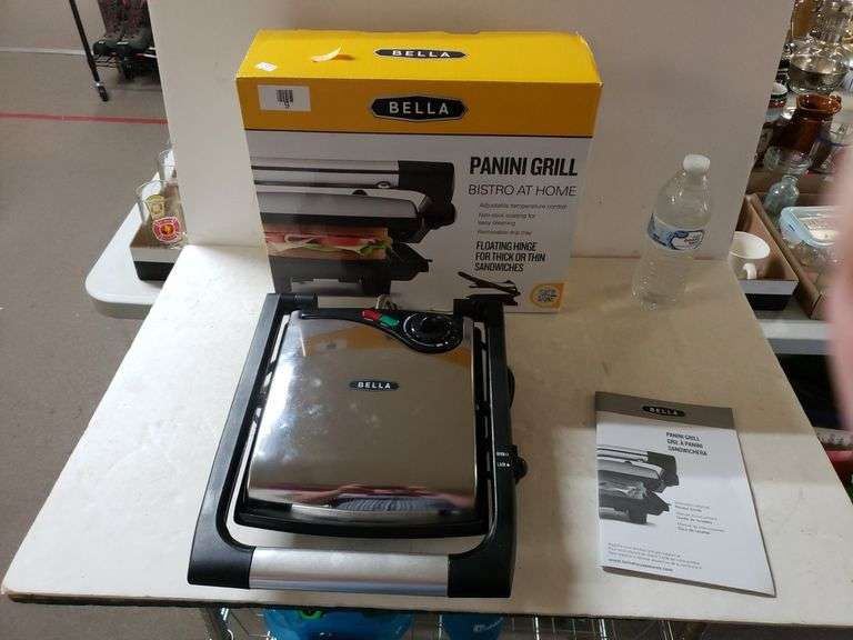 Bella Panini Grill Works! Only Used Two Times Trice Auctions