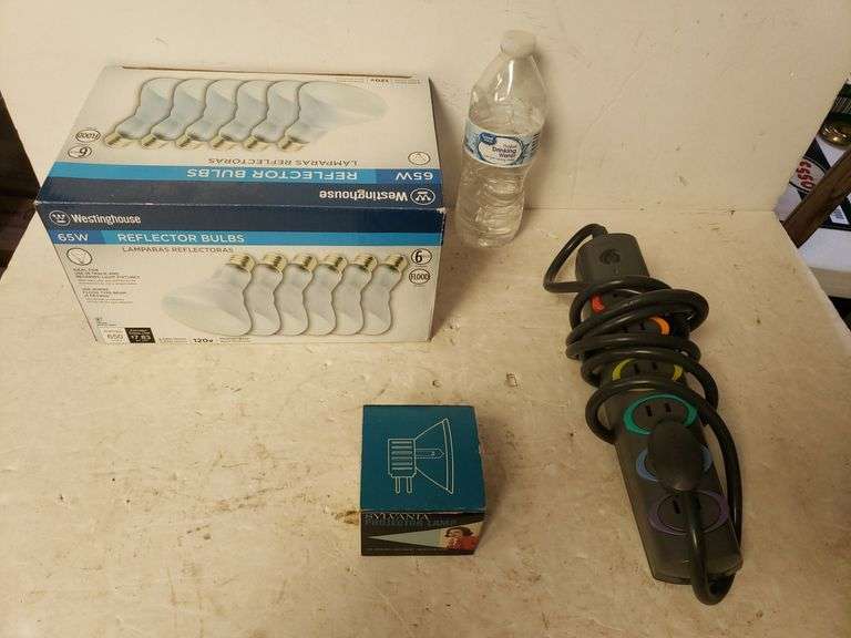 Westinghouse 65 Watt Reflector Bulbs (6), Kensington Power Strip