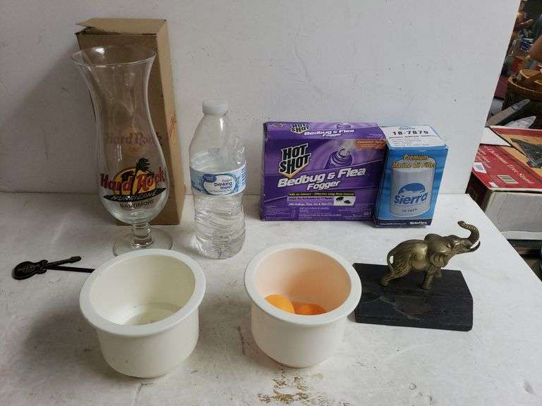 Hard Rock Cafe Tall Glass, Hot Shot Bedbug And Flea Fogger, Premium