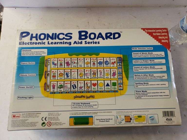 Mani Phonics Board Electronic Learning Aid For Kids Trice Auctions