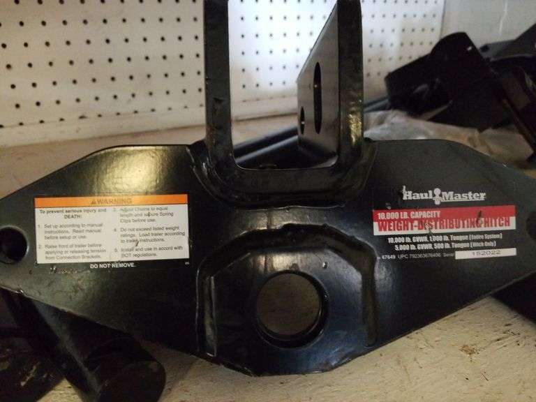 Haul Master 10,000 Lb WeightDistributing Hitch Trice Auctions