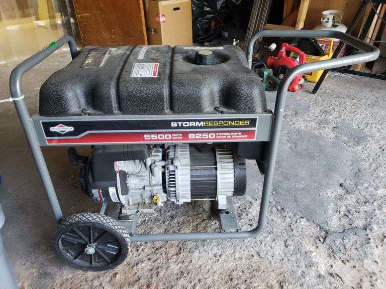 Briggs & Stratton Storm Responder Generator Works Trice Auctions