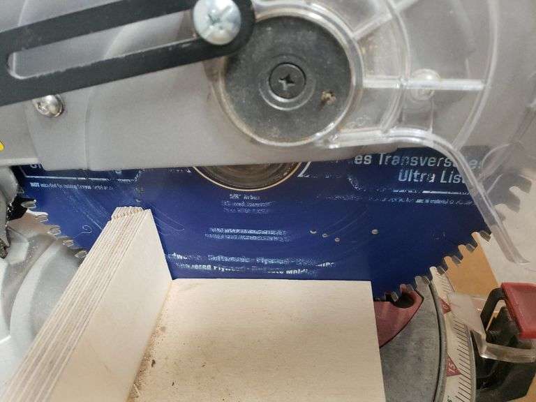 Task Force 10" Compound Miter Saw W/laser Guide Works Trice Auctions