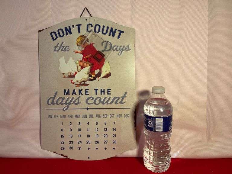 don-t-count-the-days-metal-calendar-with-marker-trice-auctions