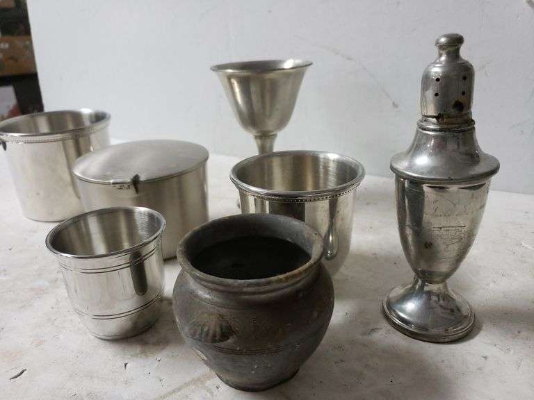 Assorted Pewter Items Trice Auctions