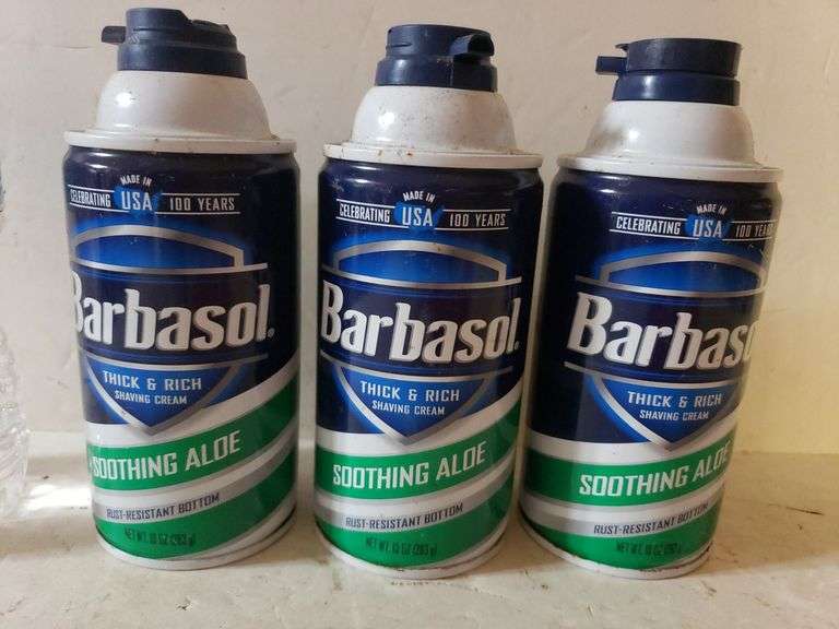 Barbasol Soothing Aloe Shaving Cream (3) & Equate Sensitive Skin Shave