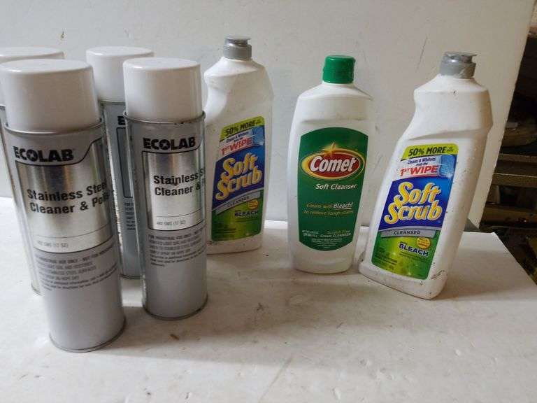 Soft Scrub, Comet Cleanser & Stainless Steel Cleaner Trice Auctions