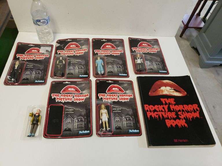 The Rocky Horror Picture Show Book & 6 Action Figures Trice Auctions
