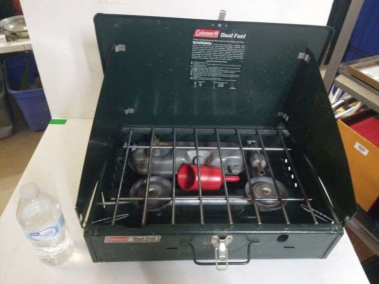 Coleman Dual Fuel Camp Stove Trice Auctions