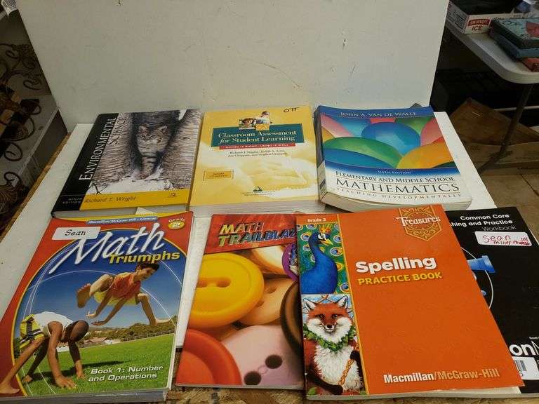 Assorted Educational Books Trice Auctions