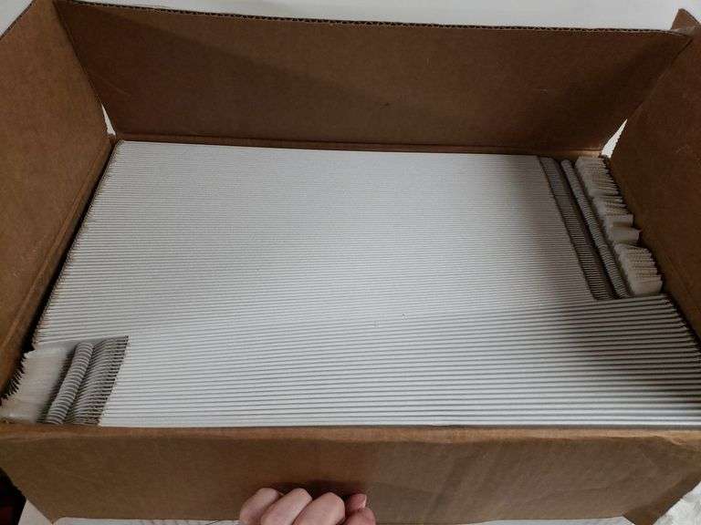 Box Of Uline Stay Flat White Cardboard Mailers Case Is Open So May Not Have 100 In It Trice
