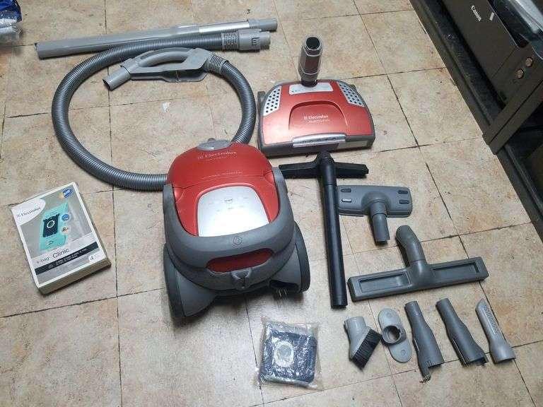 Electrolux Vacuum With Attachments And Two Bags Trice Auctions