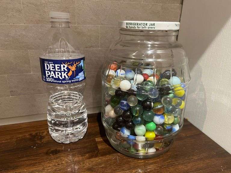 Large Container of Vintage Marbles Trice Auctions