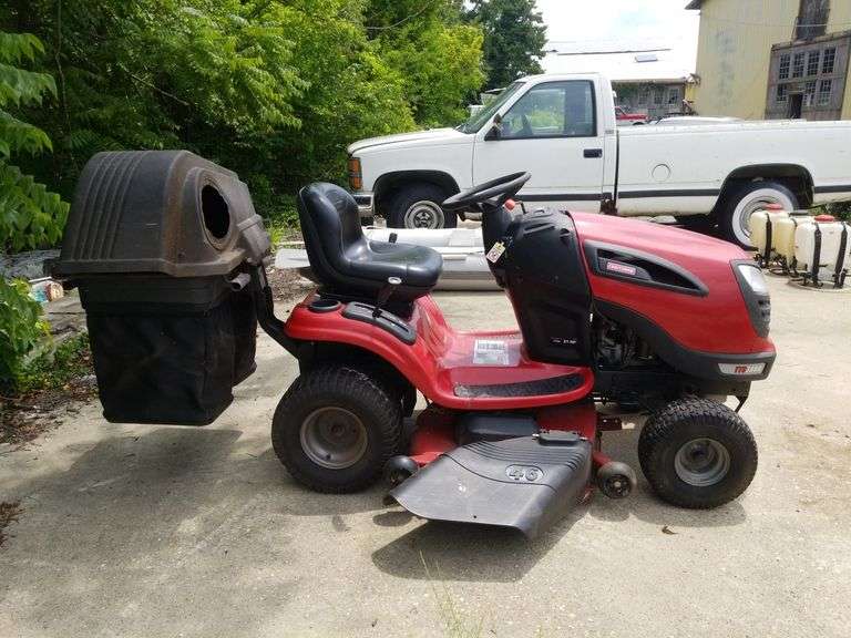 Craftsman 21 HP 46" Deck Riding Lawn Mower With Key Untested Trice