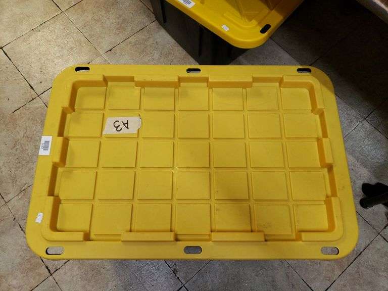 Large Commander XXL Storage Tote W/lid Trice Auctions