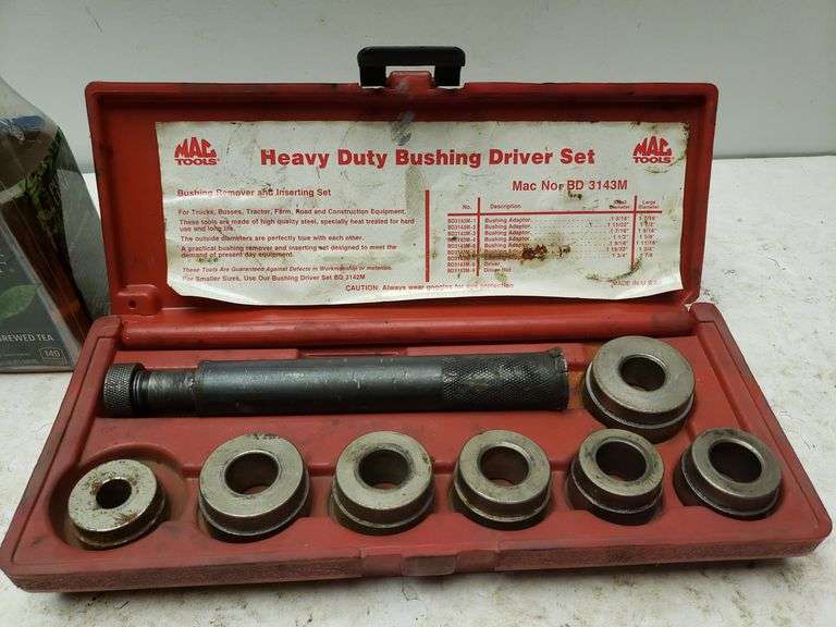 Mac Heavy Duty Bushing Driver Set Trice Auctions
