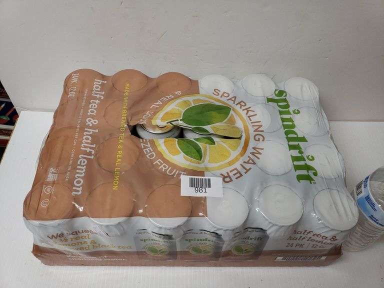 (22) Cans Spindrift Half Tea & Half Lemonade Drink Expires 11/2023