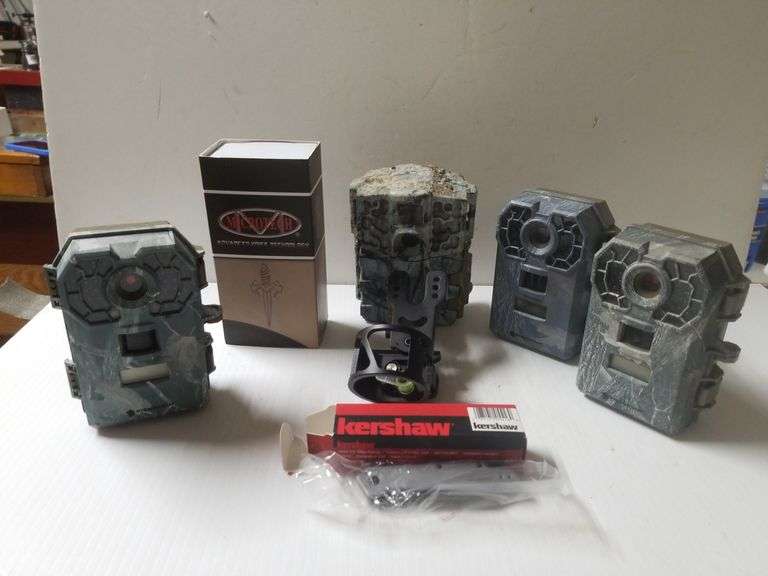 Trail Cameras, Kershaw Pocket Knife, Microtech Knife Trice Auctions