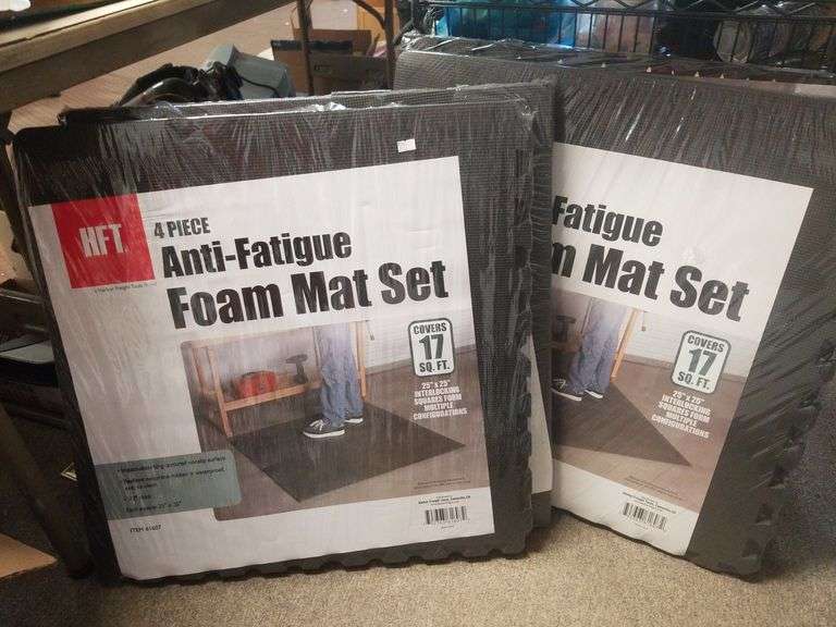 Anti Fatigue Foam Mat Set (4) Trice Auctions