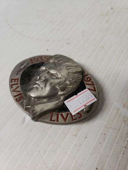 Elvis Presley Belt Buckle - Trice Auctions