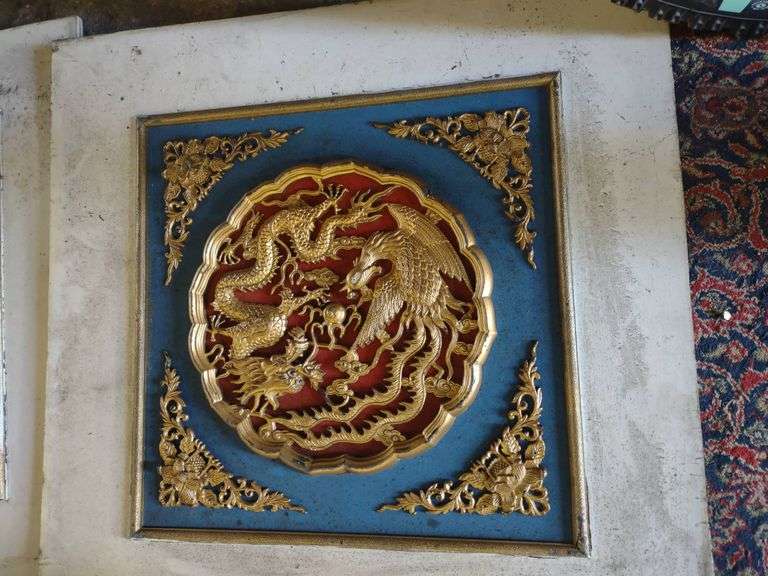 Vintage Chinese Wall Panels Tullochs Auctions