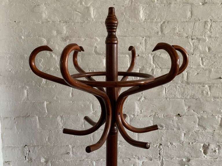 Vintage Wooden Coat Rack Tullochs Auctions
