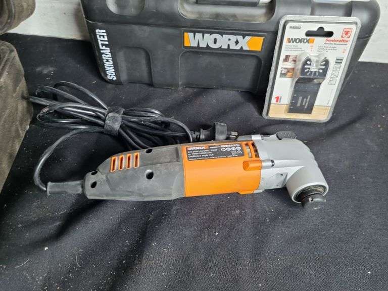 Triple Blade Electric Planer & Worx Multi Tool Tullochs Auctions