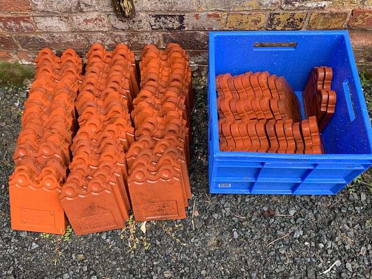 83 Terracotta Garden Edging Tiles Tullochs Auctions