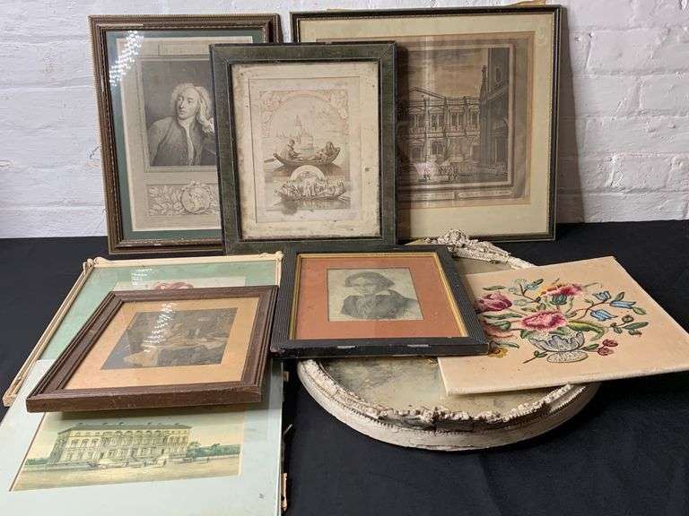 Lot of Antique Framed Prints Tullochs Auctions