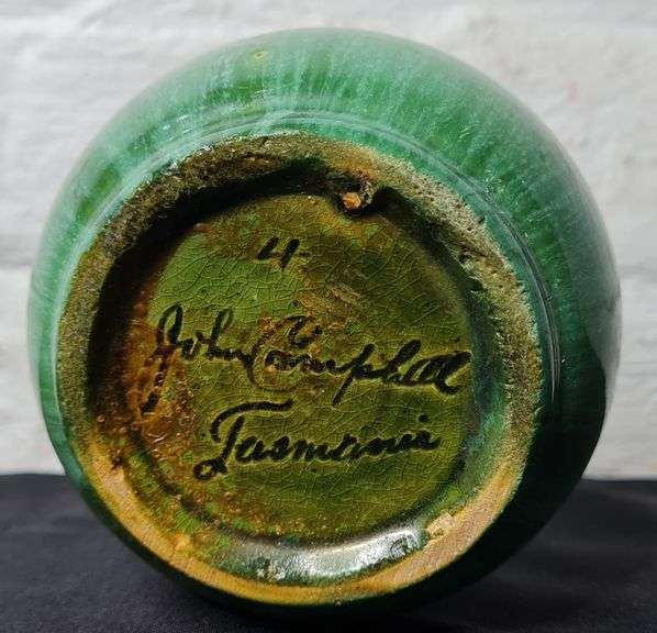 John Campbell Pottery Vase No 4 Tullochs Auctions