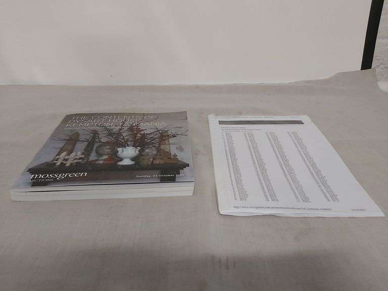 Auction Catalogue for The Contents of Dysart House Kempton 2011