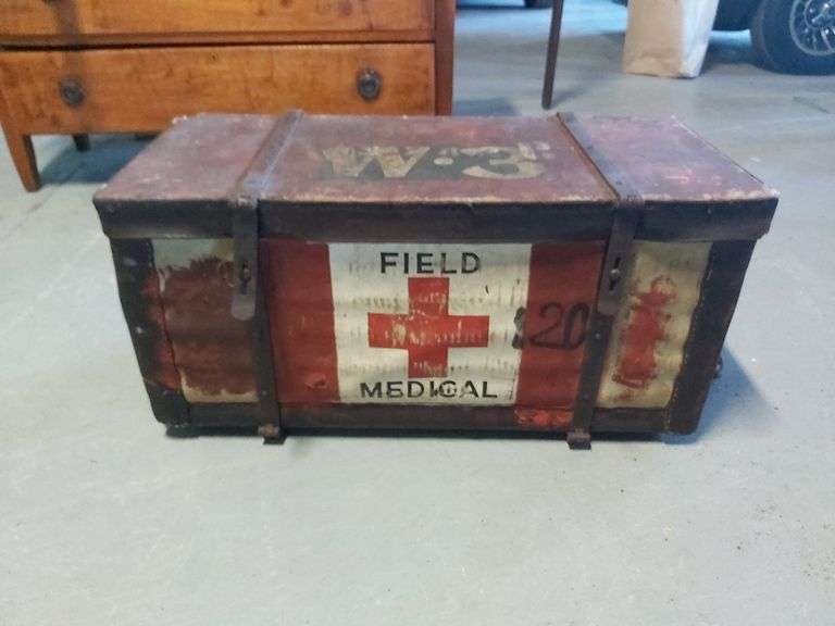 Pannier Field Medical WW2 Carried up Kokoda Trail Tullochs Auctions