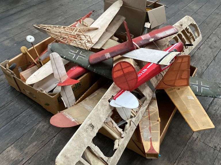 Large Lot of Model Aeroplane Parts Tullochs Auctions