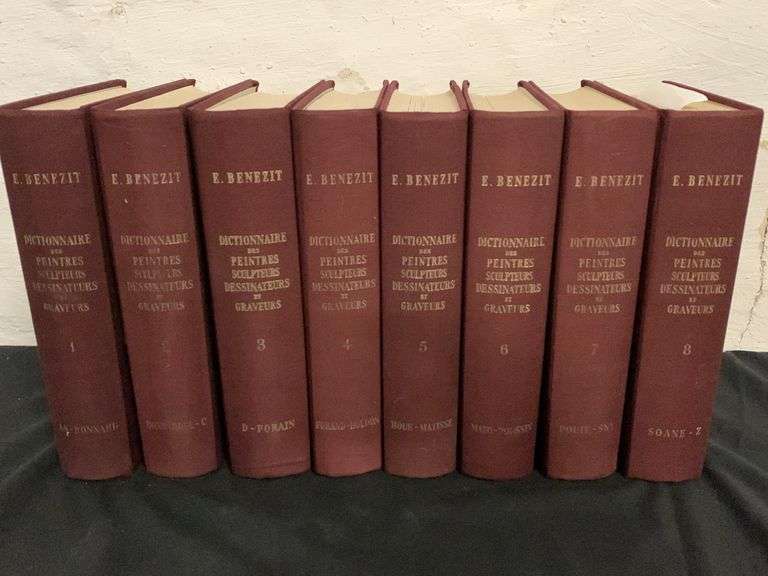 Full Set of E Benezit ' Dictionnaire Des Peintres, Sculpteurs