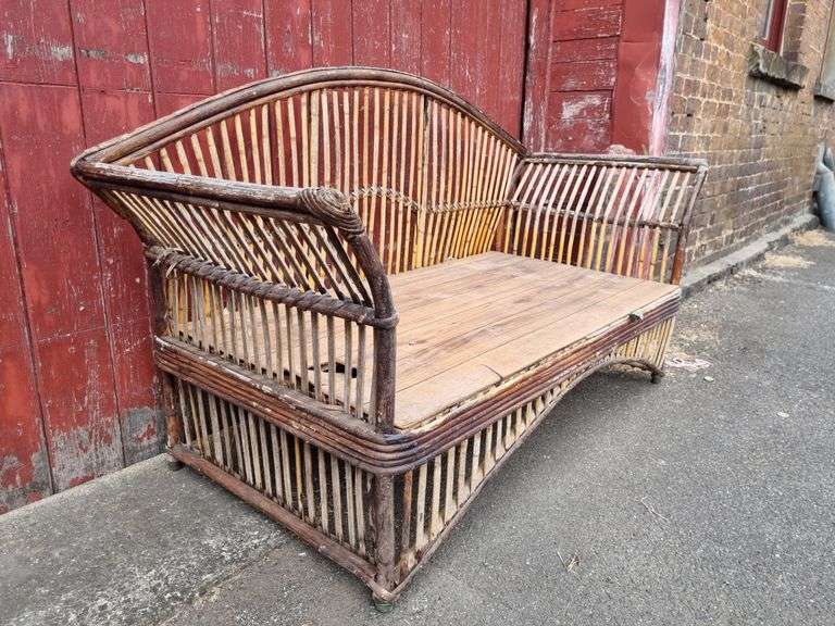 Antique Cane Lounge Chair Tullochs Auctions