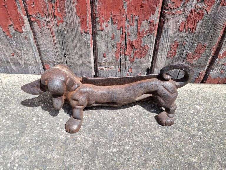Cast Iron Sausage Dog Boot Scraper Tullochs Auctions