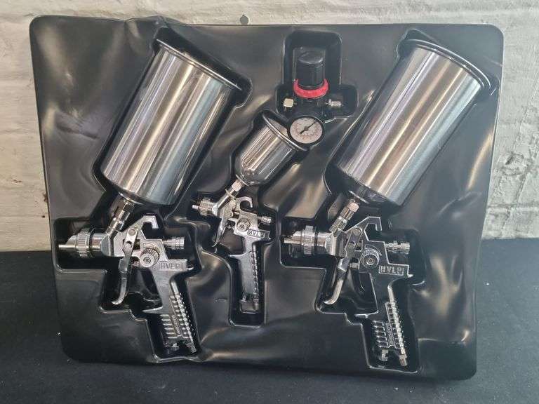 HVLP Spray Paint Gun Set Tullochs Auctions