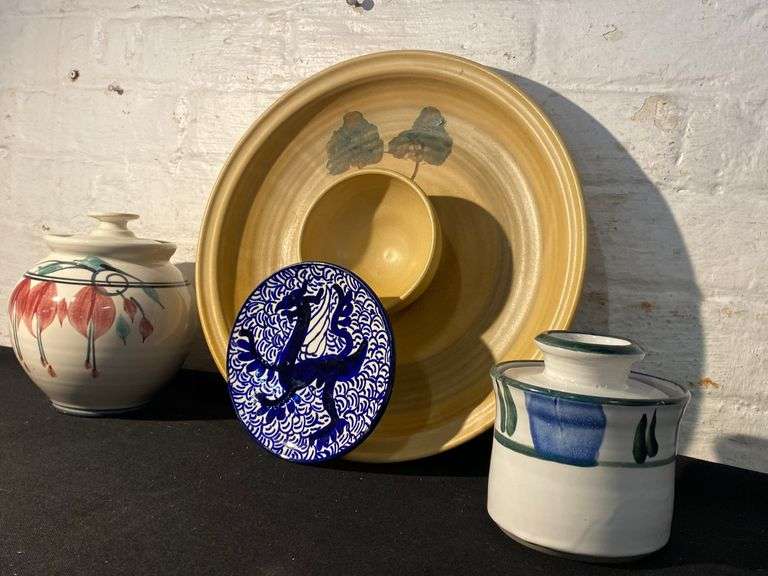 Australian & Tasmanian Pottery Plus Spanish Plate Tullochs Auctions