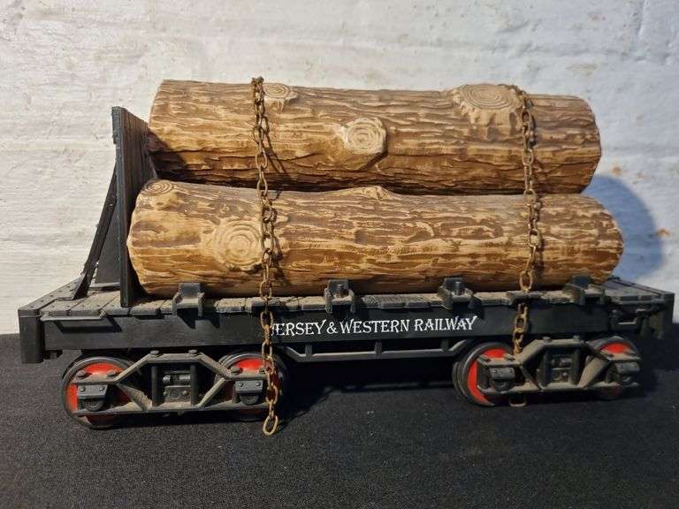 Jim Beam Decanter 'Railway Log Carriage' Unopened Tullochs Auctions