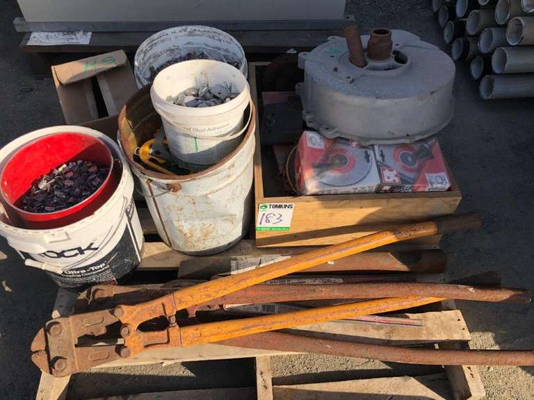 Assorted Bolt Cutters, Bolts, Screws, Saw Blades Etc TVAA Pty Ltd T/A