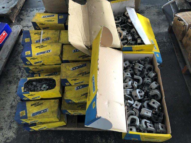 Pallet Assorted Erico Caddy Fasteners TVAA Pty Ltd T/A Tomkins