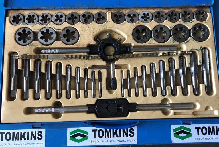 Tap and Die Kit TVAA Pty Ltd T/A Tomkins Valuers & Auctioneers