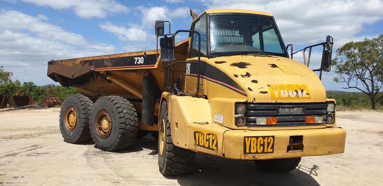 ONLINE AUCTION - 2 x Caterpillar 725 Trucks "SOLD"