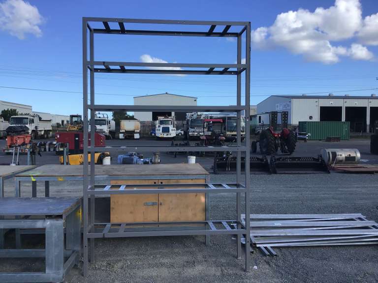 Steel Shelving Frame TVAA Pty Ltd T/A Tomkins Valuers & Auctioneers