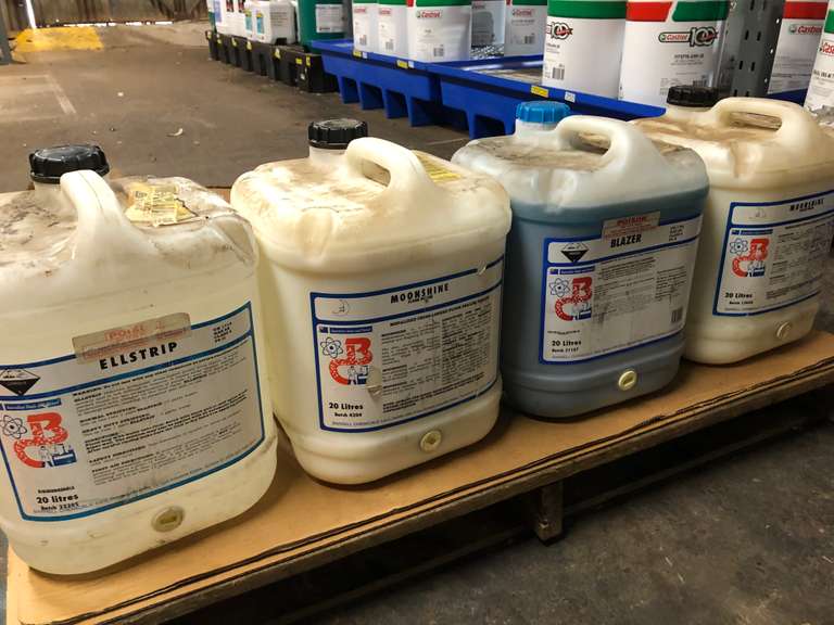 20L Drums Cleaning Product x 4 TVAA Pty Ltd T/A Tomkins Valuers