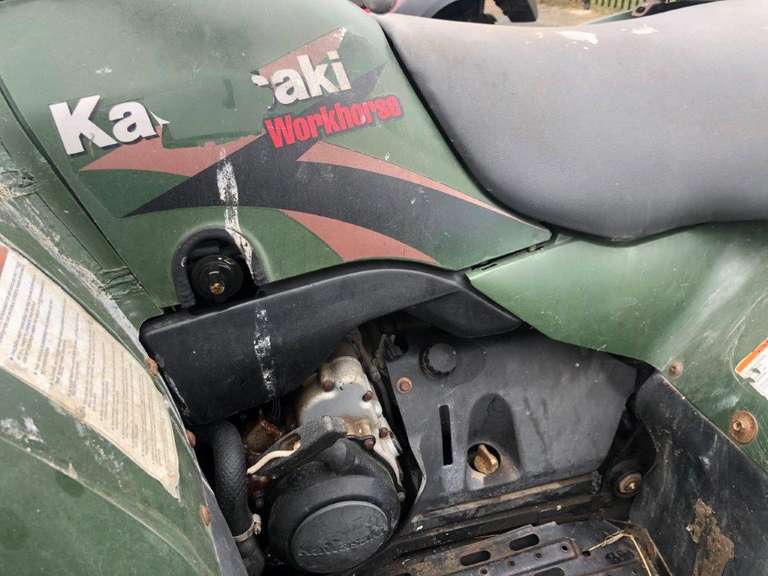 Kawasaki Workhorse Quad Bike TVAA Pty Ltd T/A Tomkins Valuers & Auctioneers