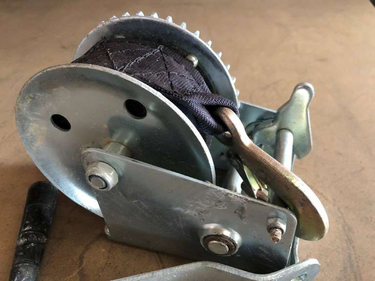 Pair Hand Trailer Winch TVAA Pty Ltd T/A Tomkins Valuers & Auctioneers